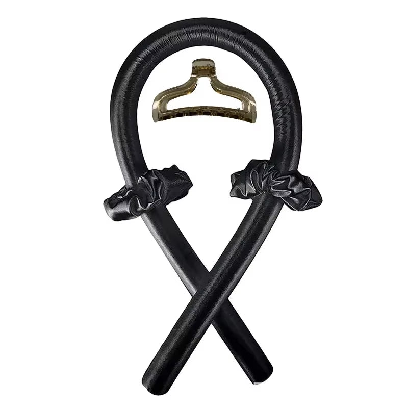 Transform Your Hair Overnight with Our Heatless Curling Rod Headband - Soft Silk Ribbon Rollers for Effortless Curls!
