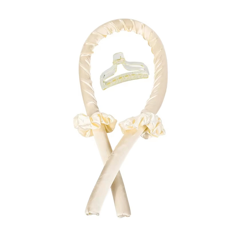 Transform Your Hair Overnight with Our Heatless Curling Rod Headband - Soft Silk Ribbon Rollers for Effortless Curls!