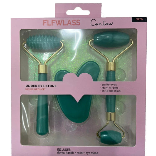 Revitalize Your Skin with Our 3-Piece Resin Roller and Gua Sha Set - Perfect for Facial and Body Massage!