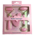 Revitalize Your Skin with Our 3-Piece Resin Roller and Gua Sha Set - Perfect for Facial and Body Massage!