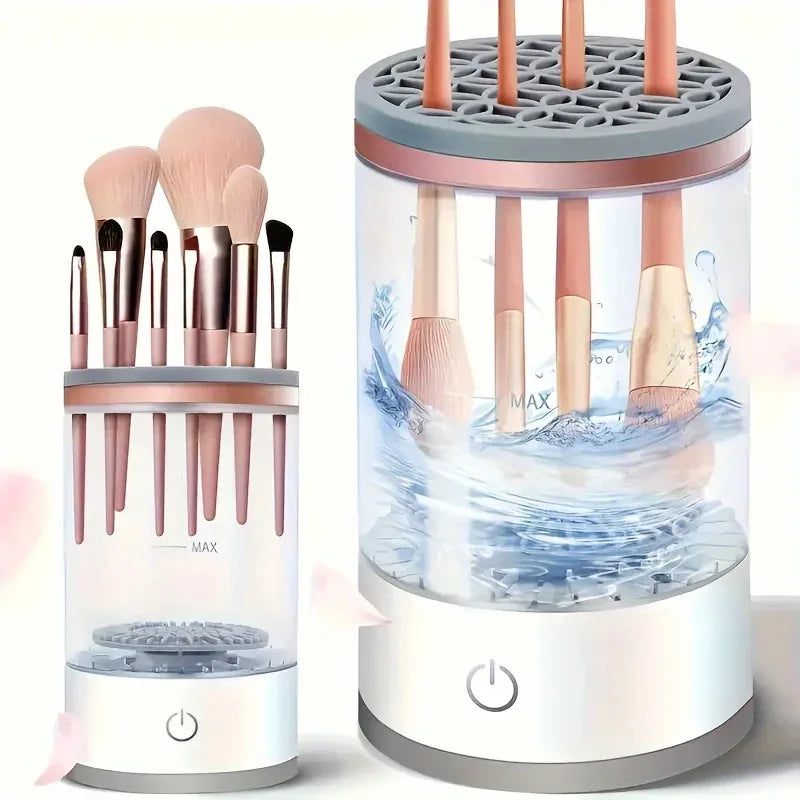 Revolutionary USB Powered Makeup Brush Cleaner & Dryer - Effortless, Odorless, and Battery-Free Beauty Essential!