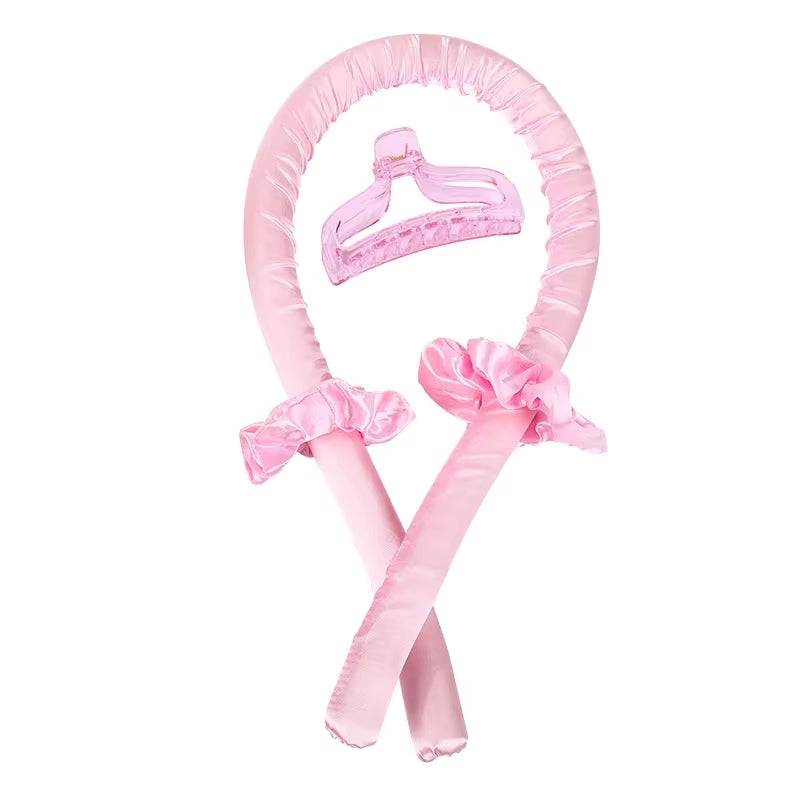 Transform Your Hair Overnight with Our Heatless Curling Rod Headband - Soft Silk Ribbon Rollers for Effortless Curls!