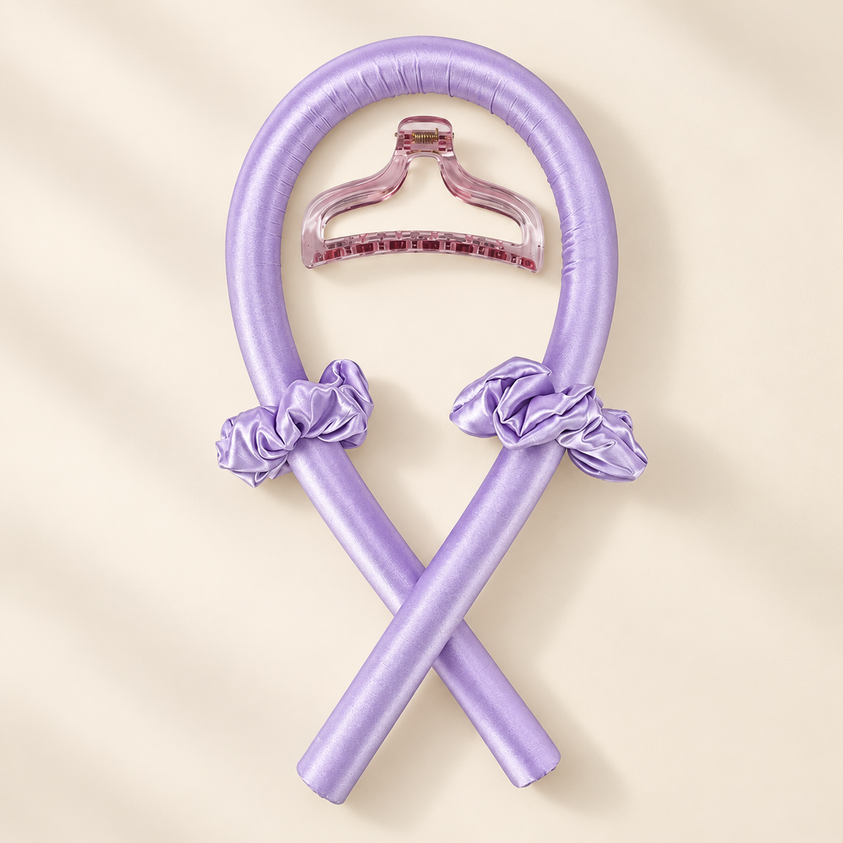 Rizador sin calor — Morado con pinza