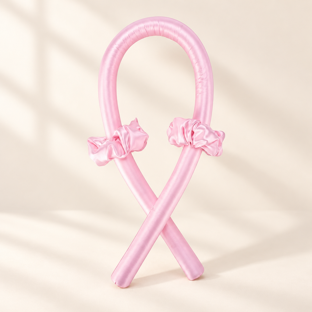 Rizador sin calor — Rosa sin pinza