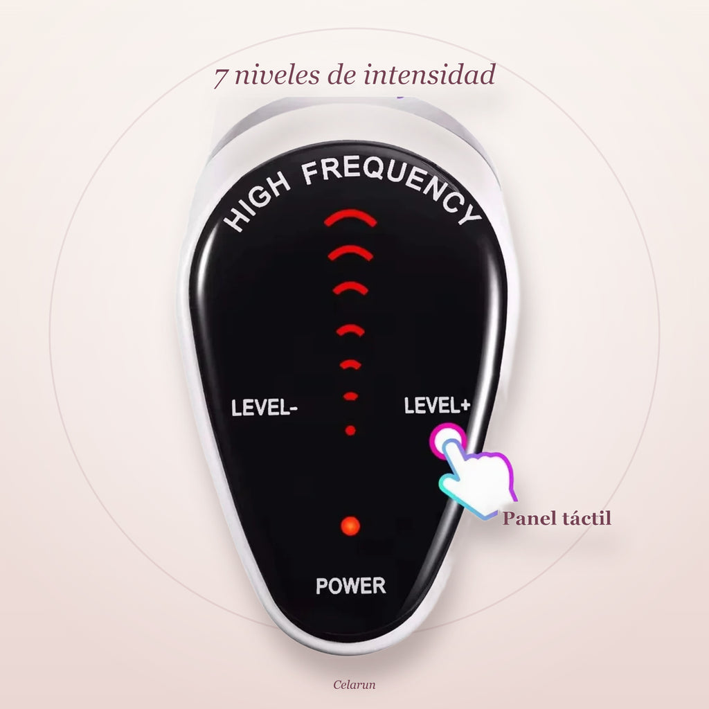 Panel táctil con 7 niveles de intensidad