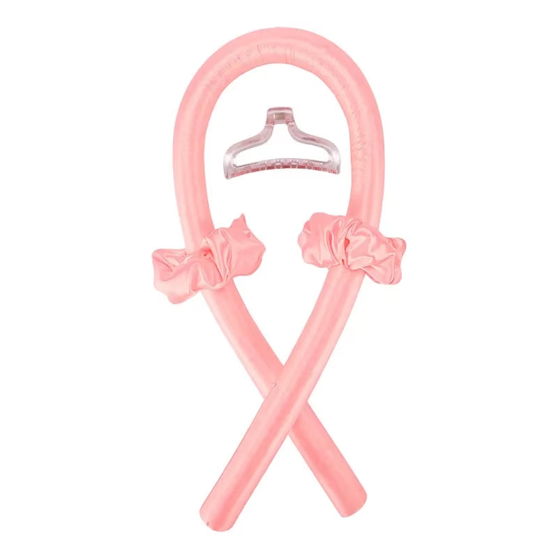 Transform Your Hair Overnight with Our Heatless Curling Rod Headband - Soft Silk Ribbon Rollers for Effortless Curls!