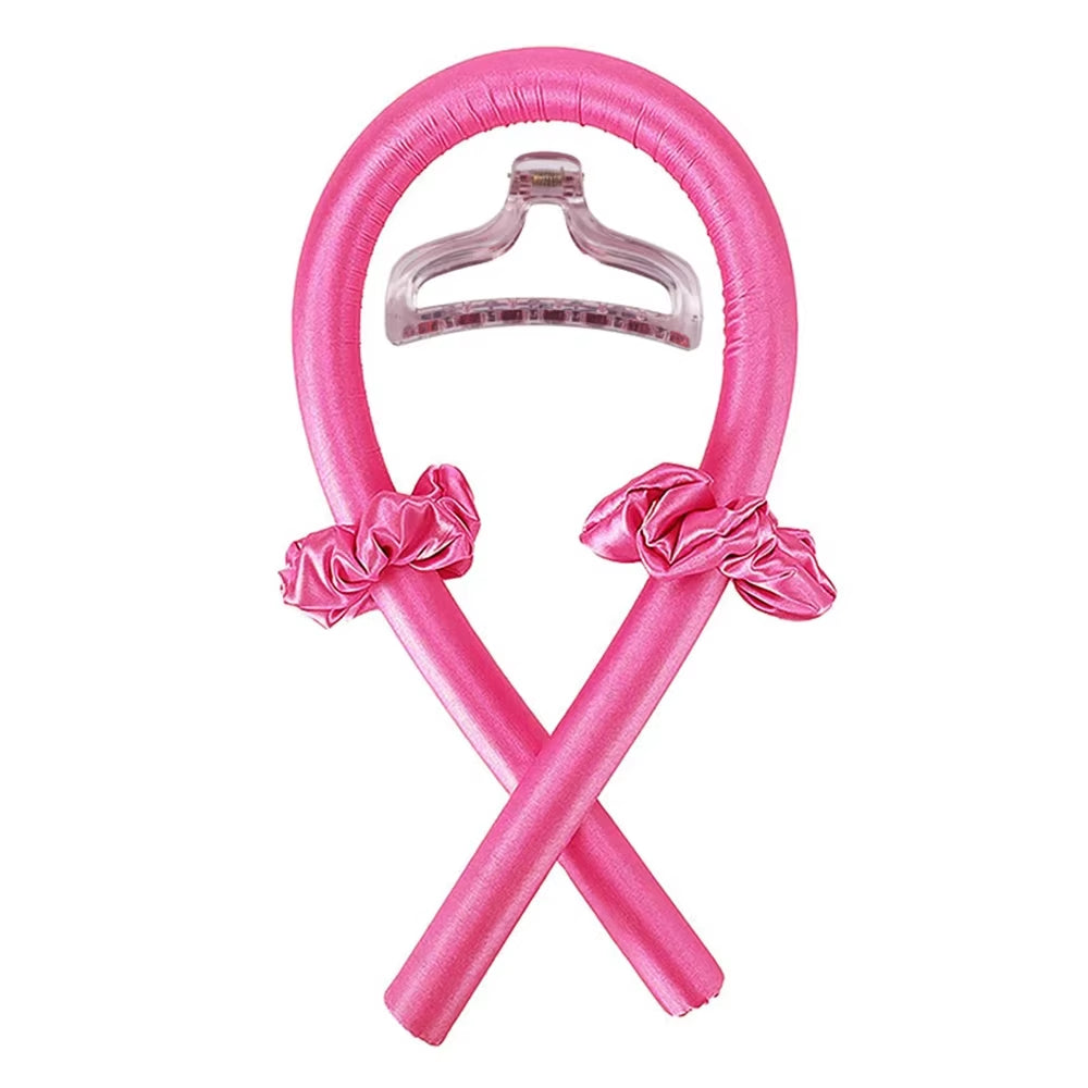 Transform Your Hair Overnight with Our Heatless Curling Rod Headband - Soft Silk Ribbon Rollers for Effortless Curls!