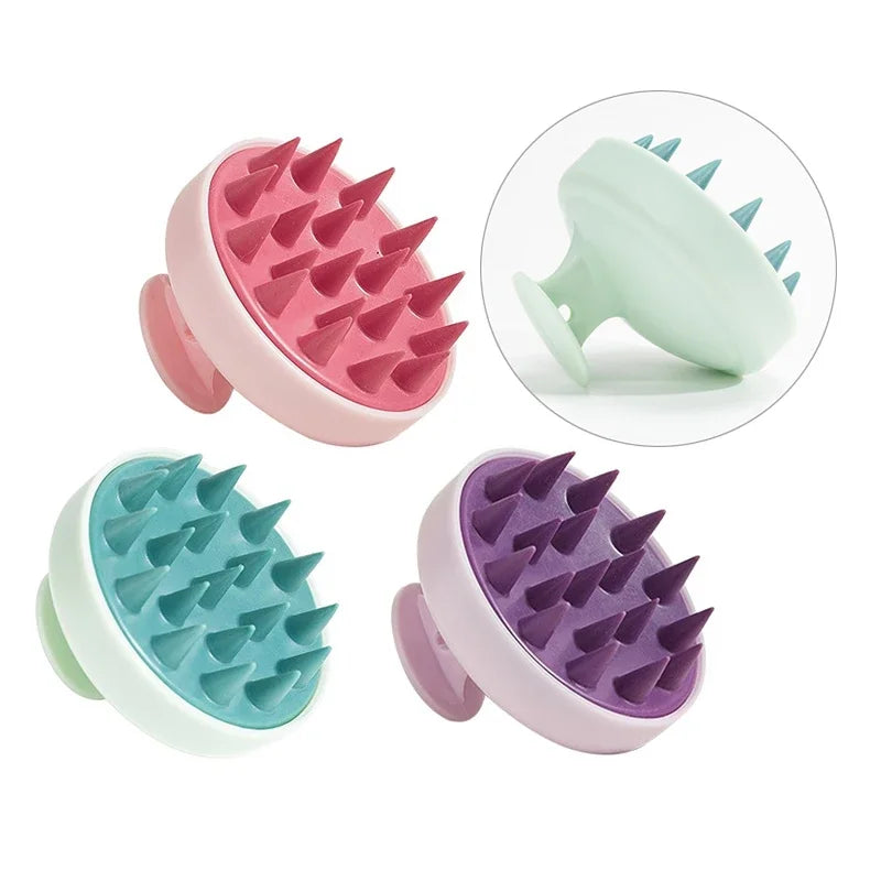 Experience Ultimate Relaxation with Our Silicone Shampoo Scalp Massager - Perfect for Hair Washing and Spa-like Treatments!