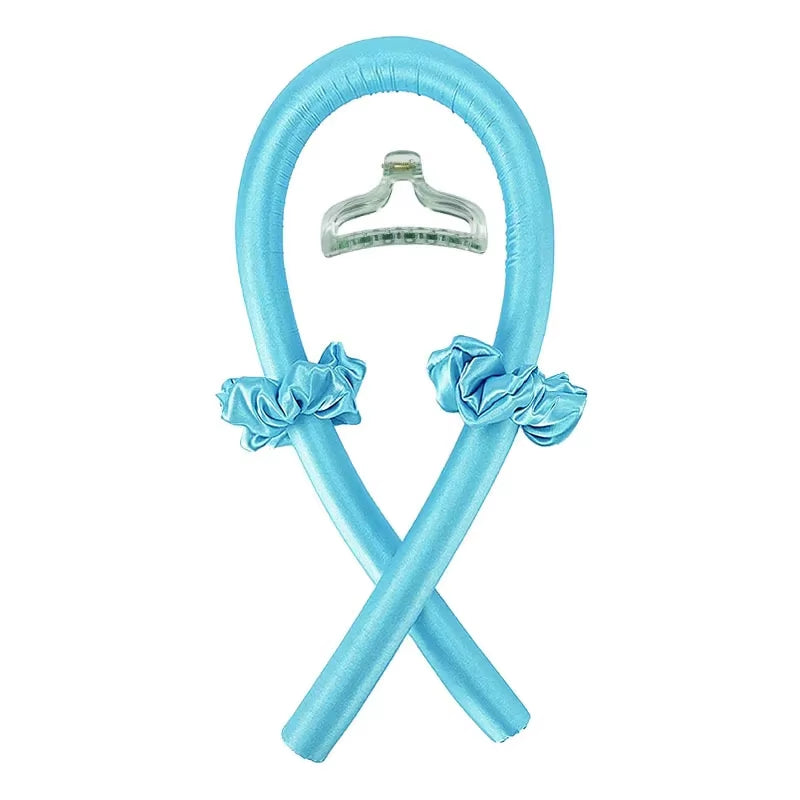 Transform Your Hair Overnight with Our Heatless Curling Rod Headband - Soft Silk Ribbon Rollers for Effortless Curls!